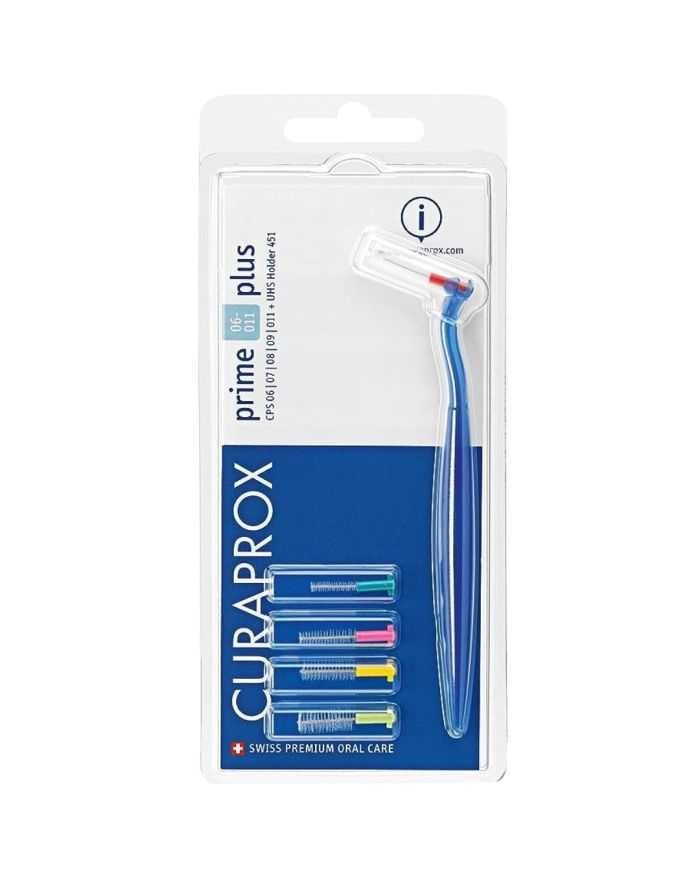 CURAPROX CPS 06-011 PRIME PLUS + UHS HOLDER 451 MULTI COULEURS - CURAPROX