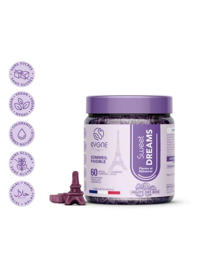 CYGNE PARIS SWEET DREAMS 60 GUMMIES VEGAN - CYGNE PARIS