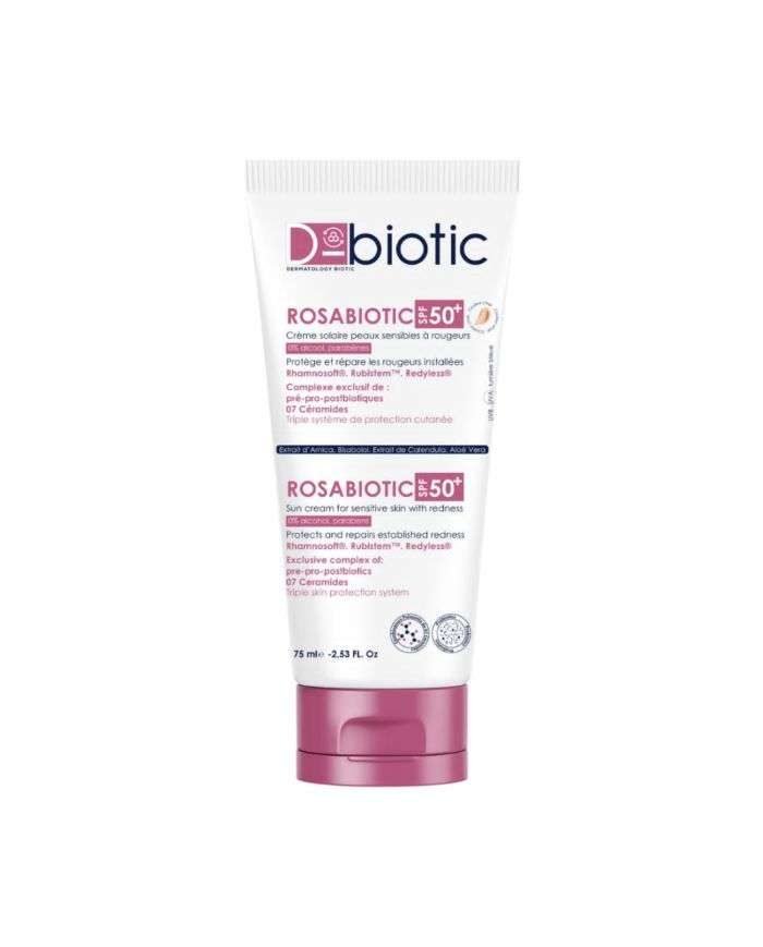 D BIOTIC ROSABIOTIC CREME SOLAIRE PEAUX SENSIBLES A ROUGEURS SPF50+ TEINTE CLAIR 75 ML - D BIOTIC