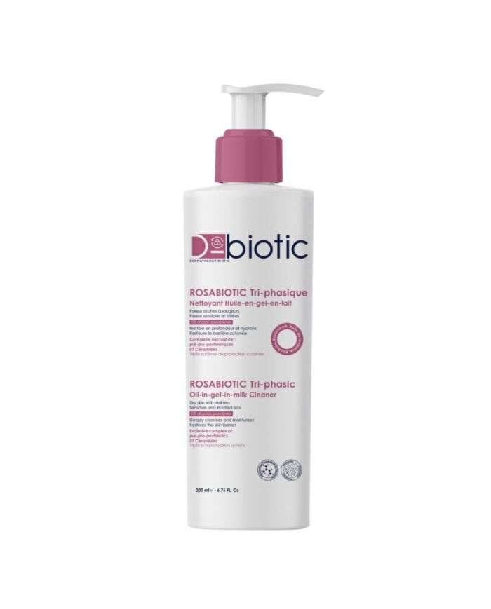 D BIOTIC ROSABIOTIC TRI PHASIQUE NETTOYANT 200 ML - D BIOTIC