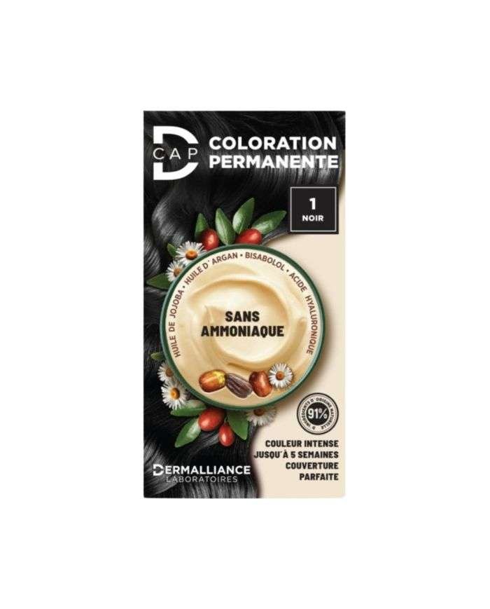D CAP COLORATION PERMANENTE N 1 NOIR - D-CAP