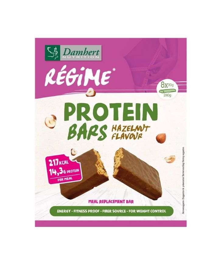 DAMHERT REGIME BARRES DE REPAS NOISETTES PACK DE 8 - DAMHERT