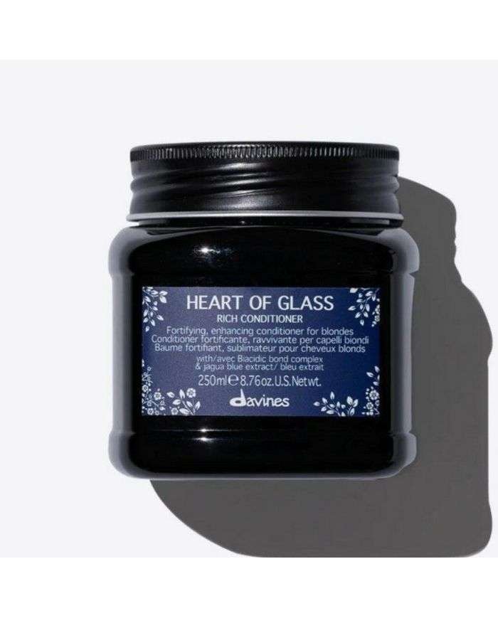 DAVINES HEART OF GLASS BAUME FORTIFIANT RICHE 250 ML - DAVINES