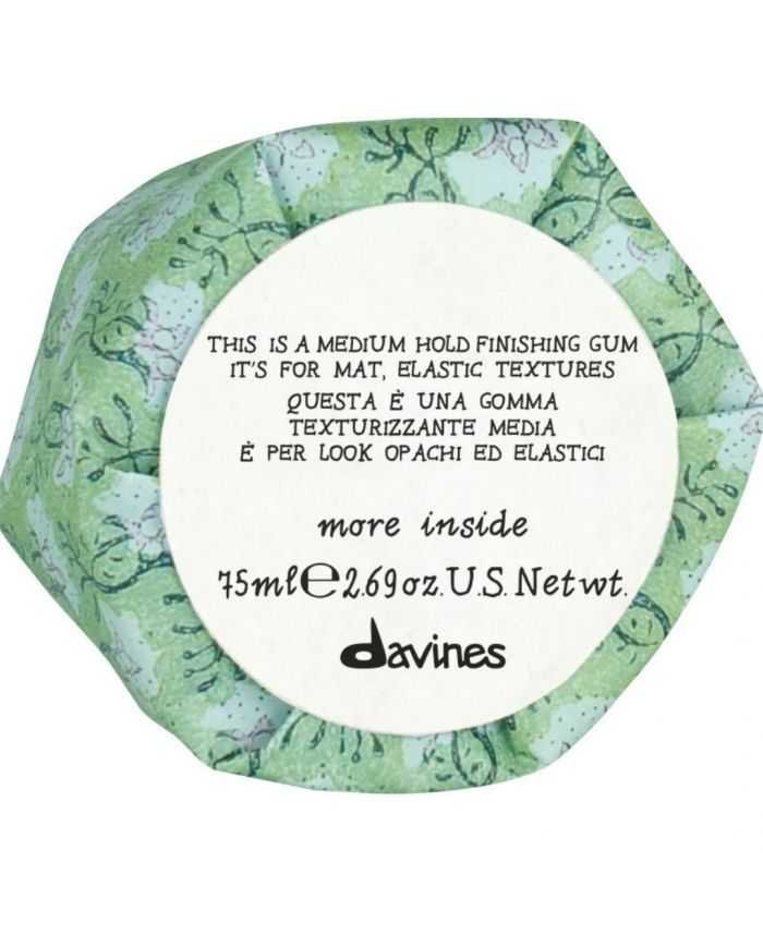 DAVINES MORE INSIDE THIS IS A MEDIUM HOLD FINISHING GUM 75 ML - DAVINES