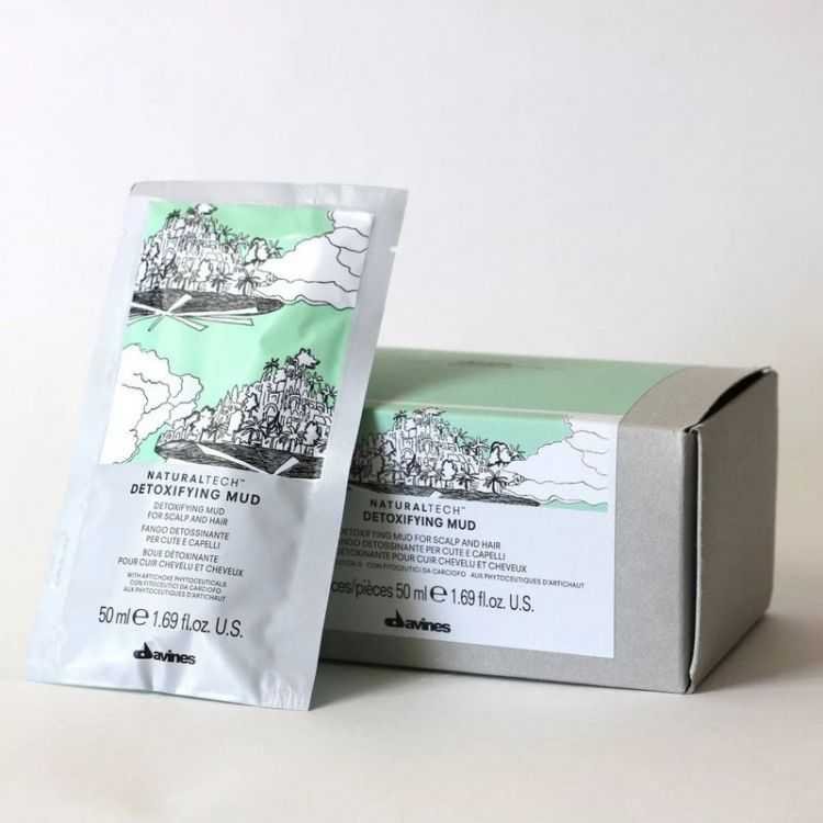 DAVINES DETOXIFYING MUD 50ML*6 - DAVINES