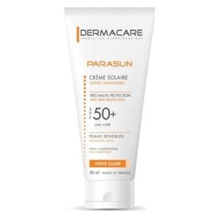 DERMACARE PARASUN CREME SOLAIRE SPF 50+ TEINTE CLAIRE 50 ML - DERMACARE