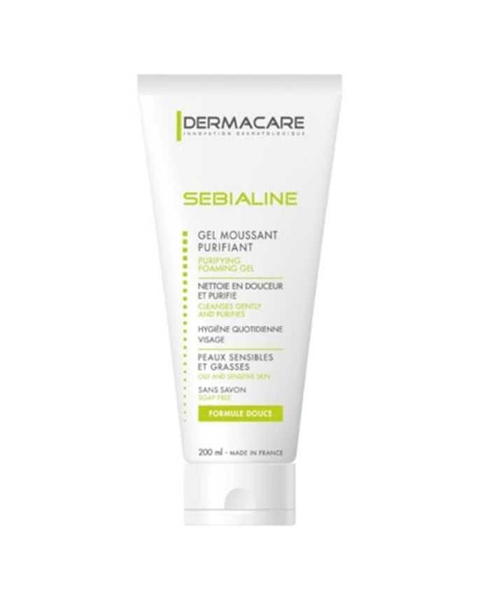 DERMACARE SEBIALINE GEL MOUSSANT PURIFIANT 200 ML - DERMACARE