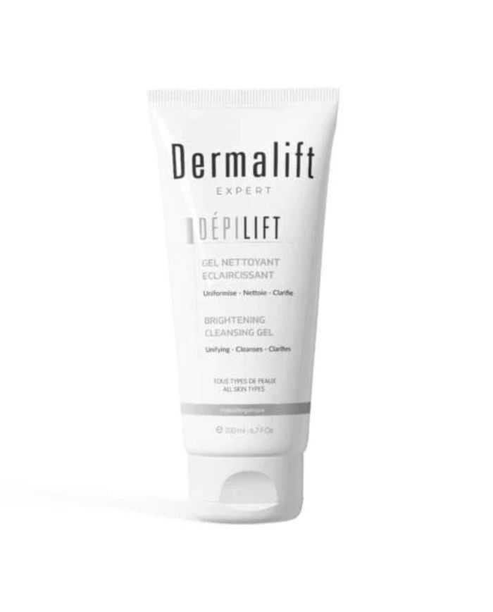DERMALIFT DEPILIFT GEL NETTOYANT ECLAIRCISSANT TOUS TYPES DE PEAUX 200ML - DERMALIFT