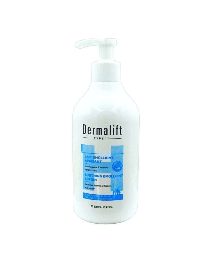 DERMALIFT LAIT EMOLLIENT APAISANT VISAGE ET CORPS 500 ML - DERMALIFT