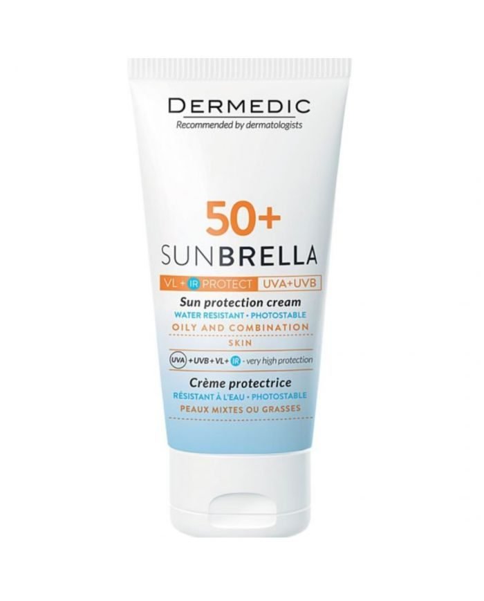 DERMEDIC SUNBRELLA 50+ PEAUX MIXTE A GRASSE 50 ML - DERMEDIC