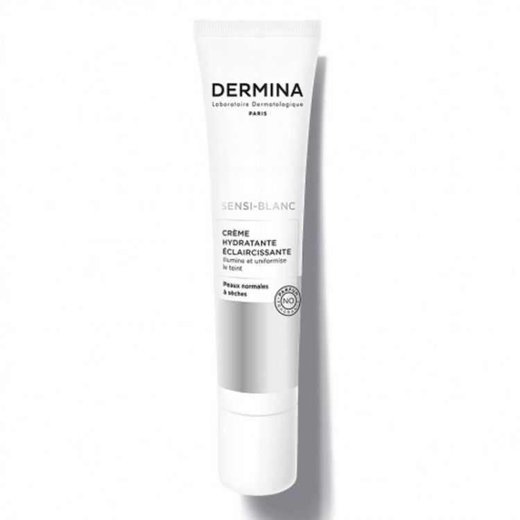 DERMINA SENSI BLANC CREME HYDRATANTE ECLAIRCISSANTE PEAUX NORMALES A SECHES 40 ML - DERMINA