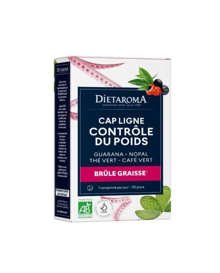 DIETAROMA CAPLIGNE BRULE GRAISSE ET CONTROLE DU POIDS BIO 30 COMPRIMES - DIETAROMA