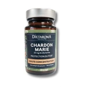 DIETAROMA CHARDON MARIE 25 MG DE SILYMARINE 60 COMPRIMES - DIETAROMA
