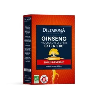DIETAROMA GINSENG EXTRA FORT 20 AMPOULES - DIETAROMA