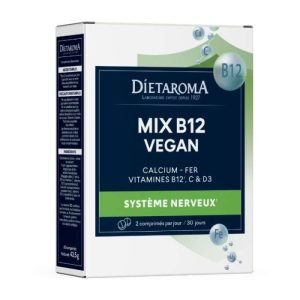 DIETAROMA MIX B12 FER D3 CALCIUM ET VITAMINE C - DIETAROMA