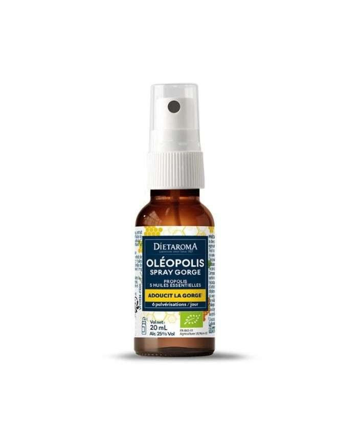 DIETAROMA SPRAY GORGE BIO A LA PROPOLIS ET AUX HUILES ESSENTIELLES - DIETAROMA