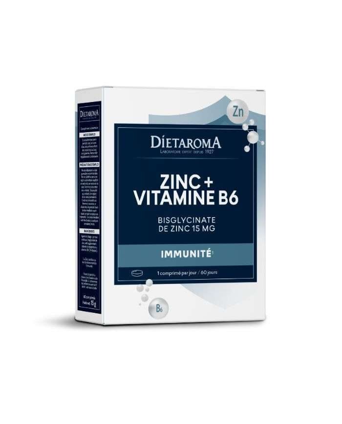 DIETAROMA ZINC + VITAMINE B6 60 COMPRIMES - DIETAROMA