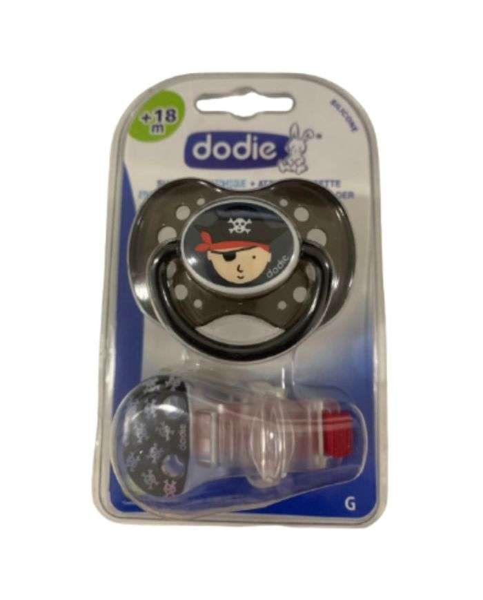 DODIE SUCETTE ANATOMIQUE + ATTACHE SUCETTE +18 MOIS - DODIE