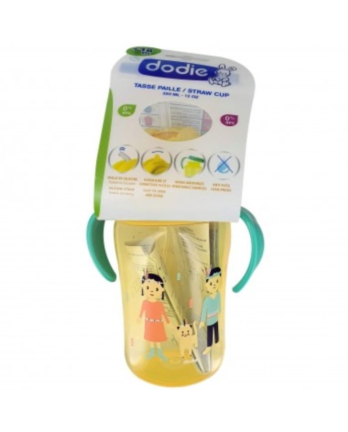 DODIE TASSE PAILLE +18 MOIS 350 ML JAUNE - DODIE