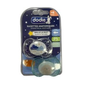 DODIE SUCETTE ANATOMIQUE NUIT SYMMETRICAL SOOTHERS A36 +6M - DODIE