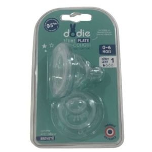 DODIE TETINE PLATE SENSATION+ ANTI COLIQUE D1 0-6M X2 - DODIE