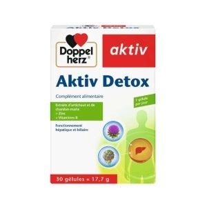 DOPPELHERZ AKTIV DETOX 30 GELULES - DOPPELHERZ