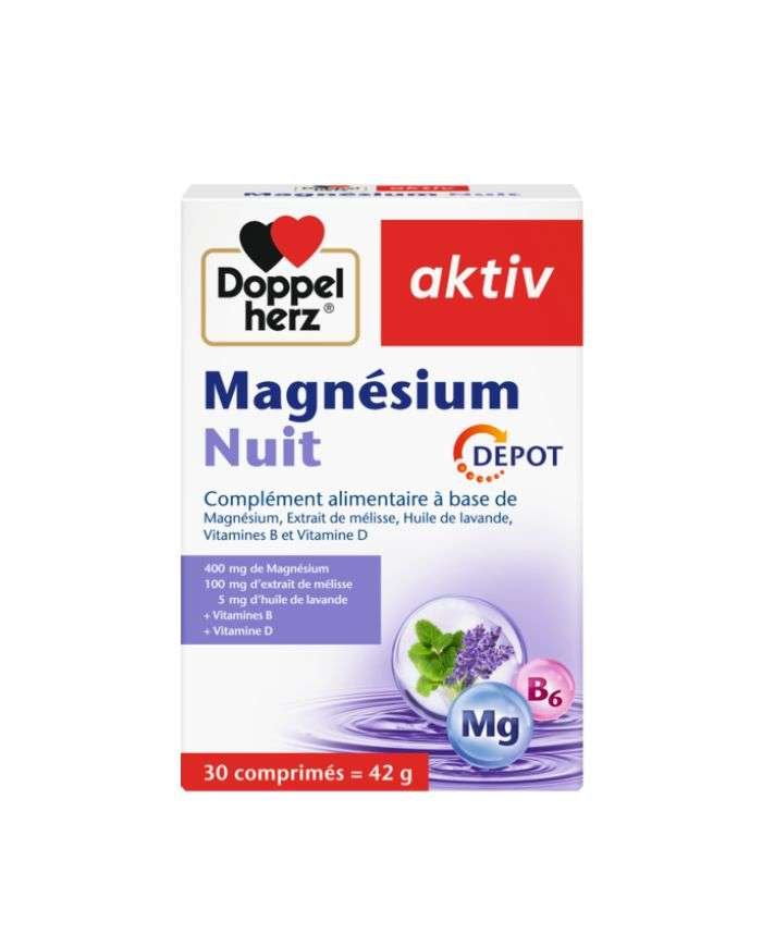 DOPPELHERZ AKTIV MAGNESIUM NUIT 30 COMPRIMES - DOPPELHERZ
