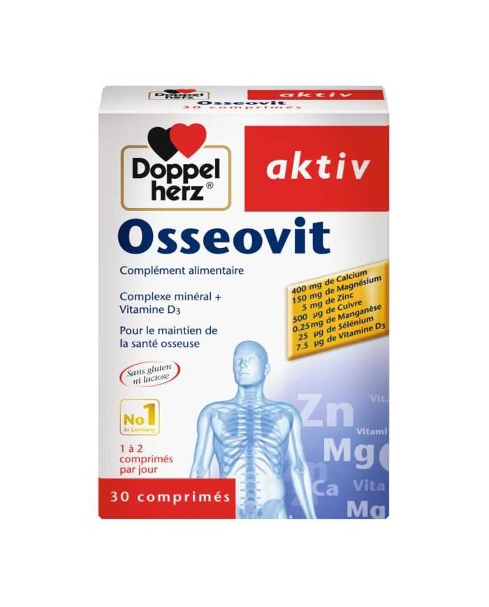 DOPPELHERZ OSSEOVIT 30 COMPRIMES - DOPPELHERZ
