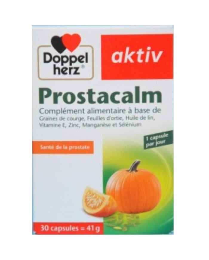 DOPPELHERZ PROSTACALM SANTE DE PROSTATE 30 CAPSULES - DOPPELHERZ