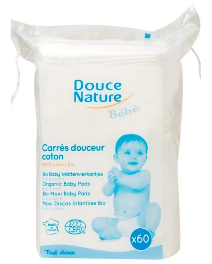 DOUCE NATURE CARRES DOUCEUR COTON BIO 60 - DOUCE NATURE