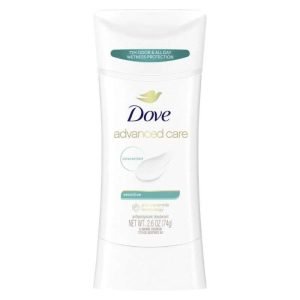 DOVE ADVANCED CARE SENSITIVE 74 G 72H - DOVE