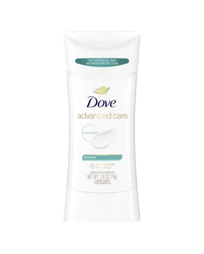 DOVE ADVANCED CARE SENSITIVE 74 G 72H - DOVE