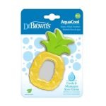 DR BROWNS ANNEAU DE DENTITION ANANAS AQUA COOL 3 MOIS PLUS - DR BROWNS