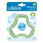 DR BROWNS ANNEAU DE DENTITION FLEXEES VERT 3 MOIS PLUS - DR BROWNS