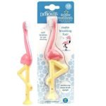 DR BROWNS BROSSE A DENTS BEBE 1-4 ANS FLAMANT ROSE - DR BROWNS