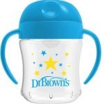 DR BROWNS GOBLET TRANSITION AVEC POIGNEES 6 MOIS + 180 ML - DR BROWNS
