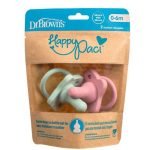 DR BROWN&rsquo;S HAPPYPACI 2 SUCETTES SILICONE 0-6 MOIS - DR BROWNS