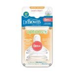 DR BROWNS OPTIONS+ TETINE COLE LARGE NIVEAU 1 PACK DE 2 0 MOIS + - DR BROWNS