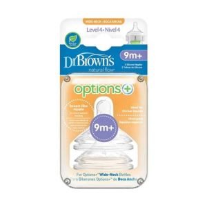 DR BROWNS OPTIONS+ TETINE COLE LARGE NIVEAU 4 PACK DE 2 9 MOIS + - DR BROWNS