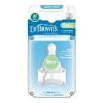 DR BROWNS TETINE COLE ETROIT LIQUIDE EPAIS NIVEAU 4 9MOIS+ PACK DE 2 - DR BROWNS