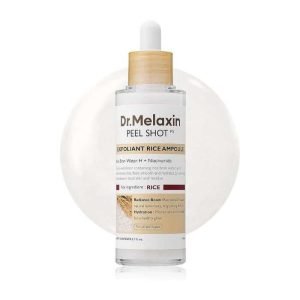 DR MELAXIN PEEL SHOT EXFOLIATING WHITE RICE AMPOULE 80 ML - DR MELAXIN