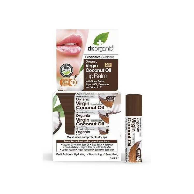 DR ORGANIC BAUME LEVRES AU COCO 5.7 ML - DR ORGANIC
