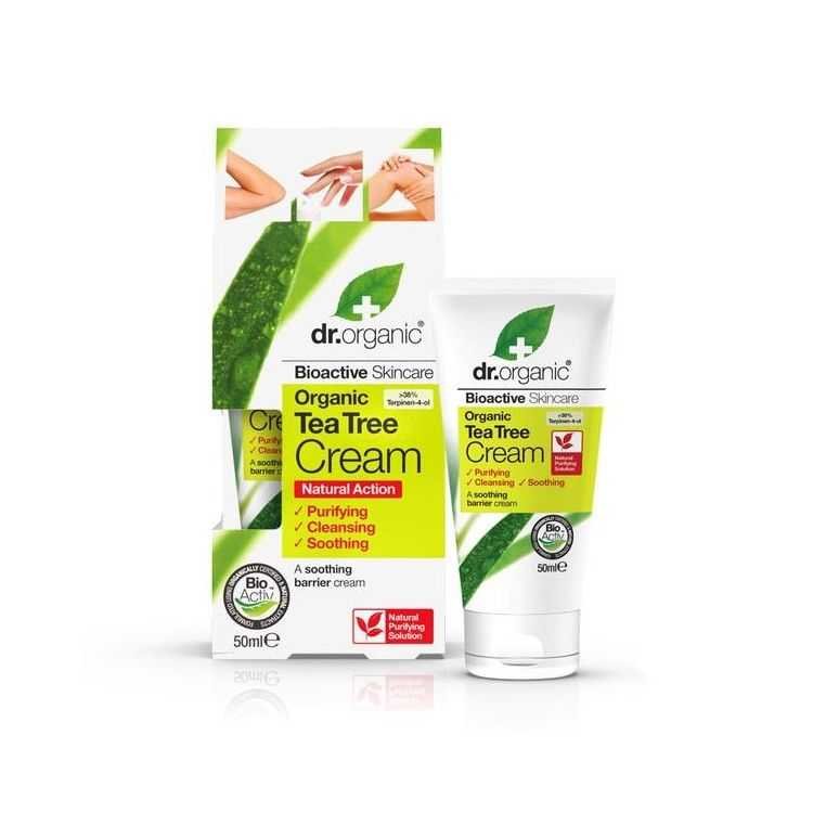 DR ORGANIC CREME ANTISEPTIQUE AU TEA TREE 50 ML - DR ORGANIC