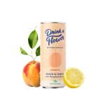 DRINK A FLOWER BOTANICAL LEMONADE HYDRATE PEACH AND LEMON 25 CL - DRINK A FLOWER