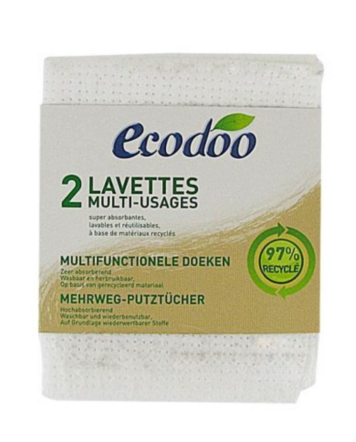 ECODOO 2 Lavettes multi-usages - ECODOO