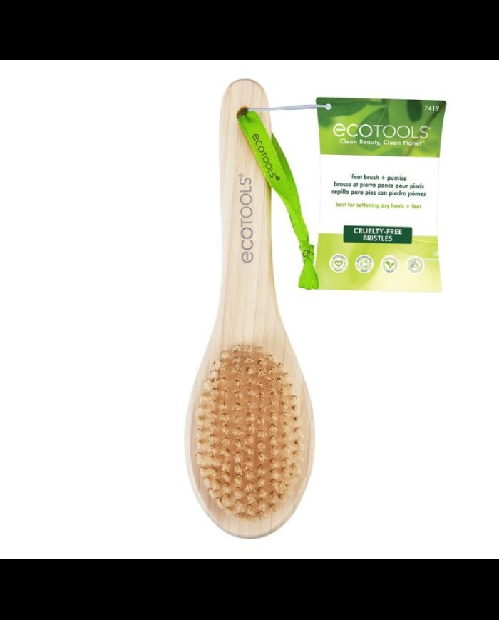 ECOTOOLS BROSSE A PIED EN POILS ET PIERRE PONCE - ECOTOOLS