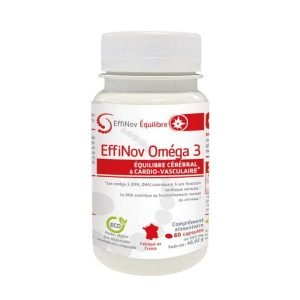 EFFINOV OMEGA 3 EQUILIBRE CEREBRAL ET CARDIO VASCULAIRE 60 CAPSULES - EFFINOV