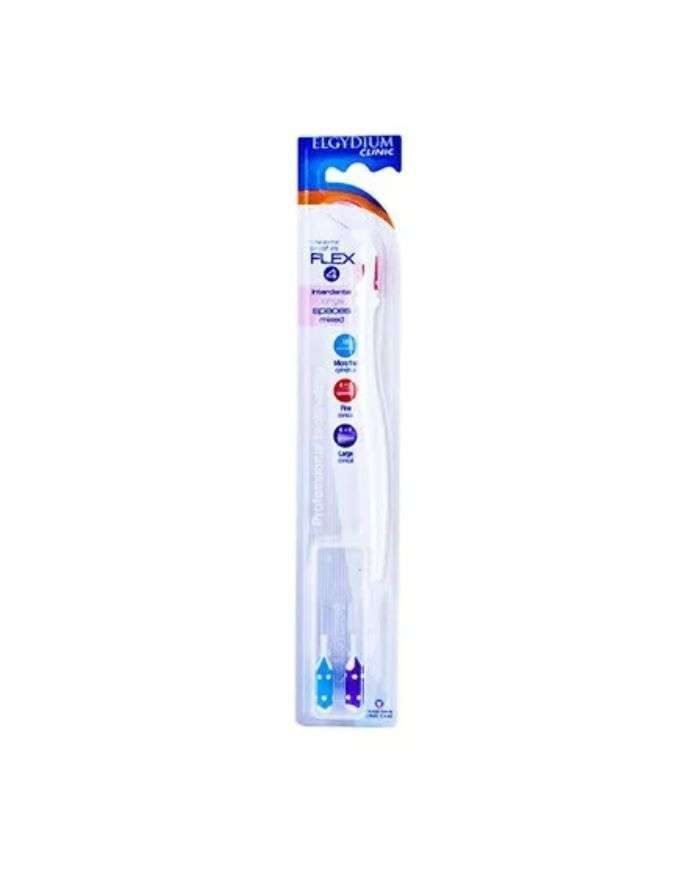 ELGYDIUM CLINIC BROSSETTE FLEX 4 INTERDENTAIRE GRANDS ESPACES MIXTES - ELGYDIUM
