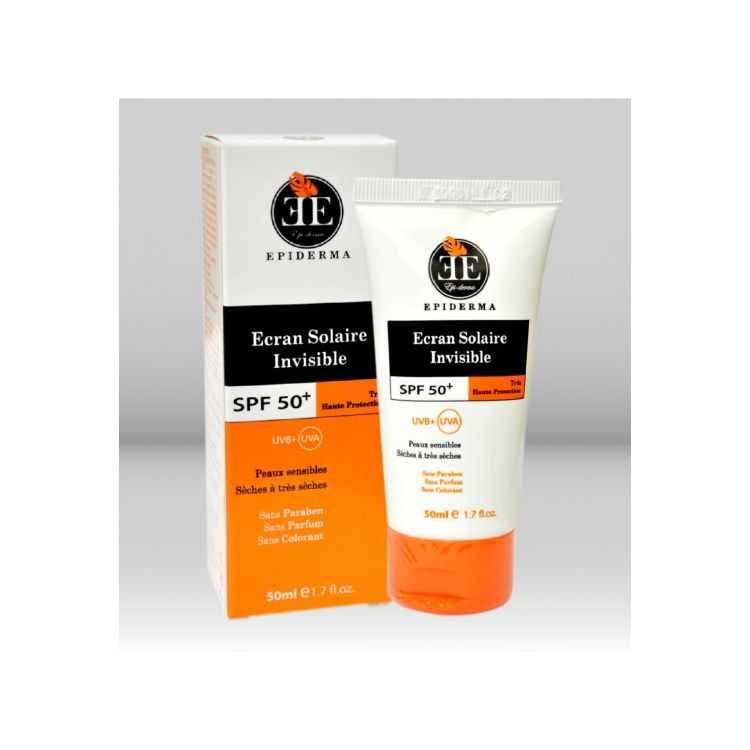 EPIDERMA ECRAN SOLAIRE INVISIBLE SPF50+ - EPIDERMA