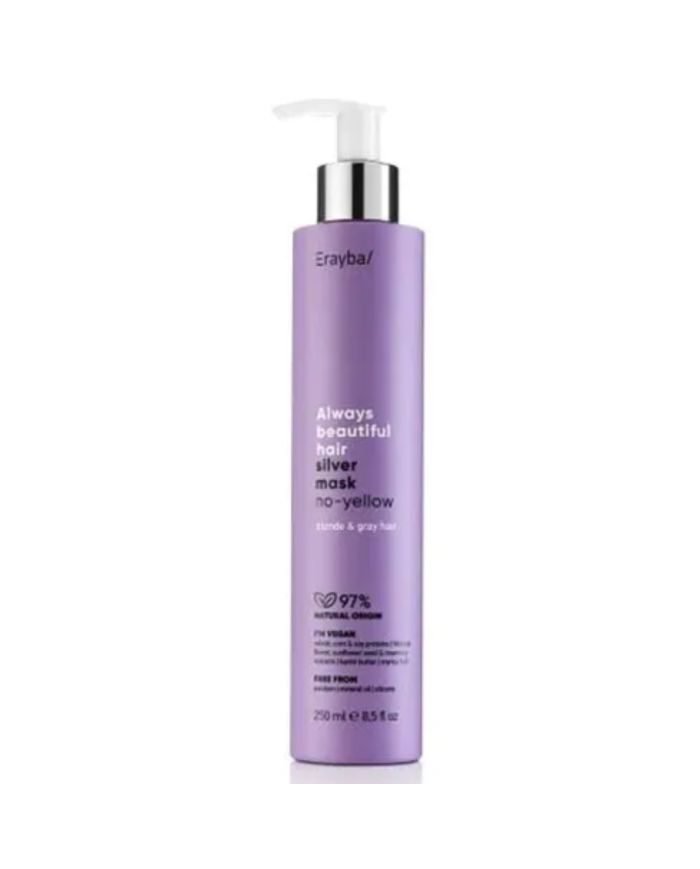 ERAYBA ALWAYS BEAUTIFUL HAIR SILVER MASQUE NO YELLOW 250 ML - ERAYBA